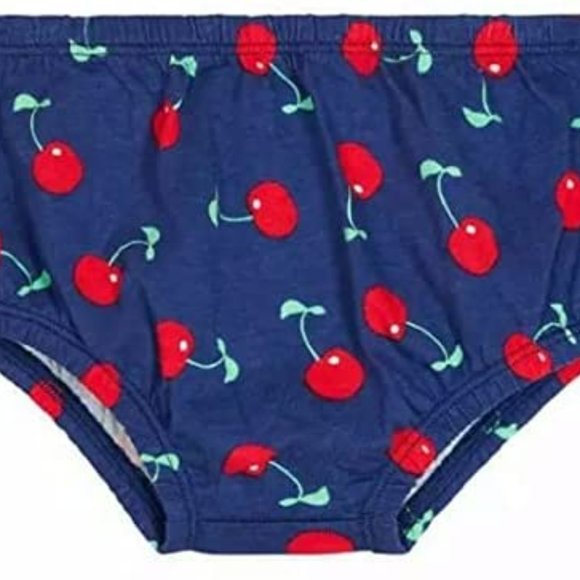 Koala Baby Girls Knit Dress Set 6 Months Cherries 2 Dresses 100% Cotton - Picture 14 of 16